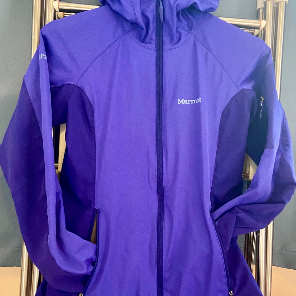 Marmot Women's Purple Hooded Softshell Jacket